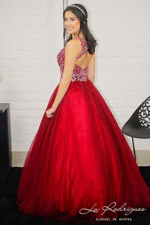 vestidos de debutantes marsala