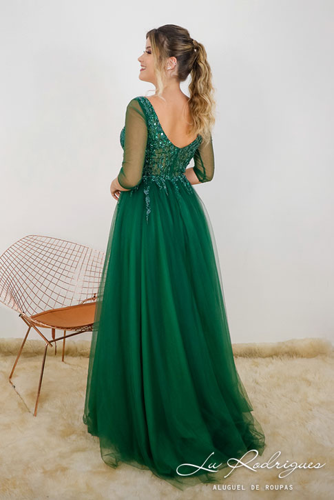verde vestido madrinha