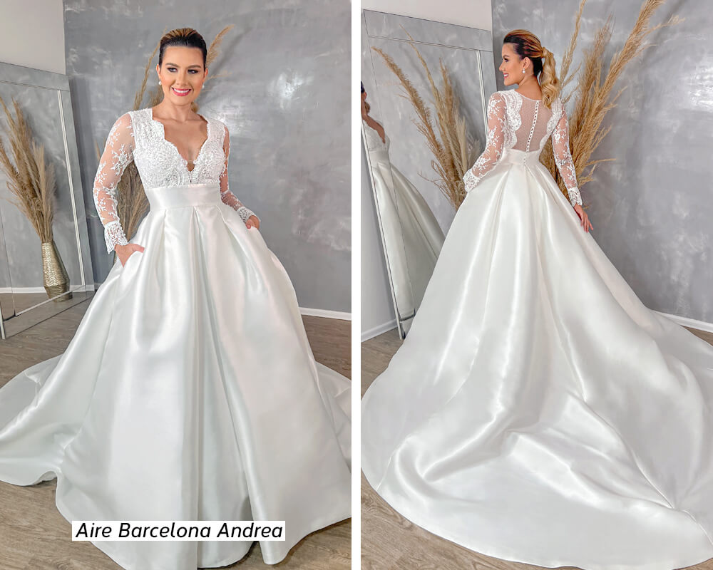 vestido de noiva clássico tendência