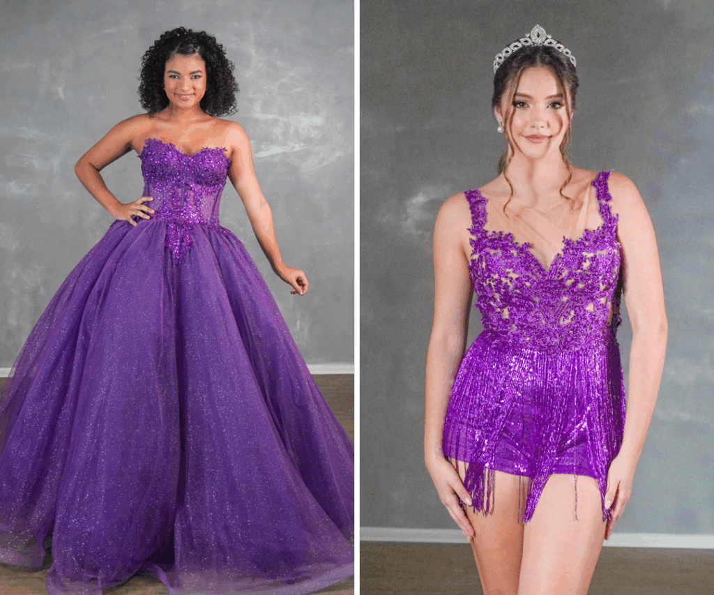 Roxo cores preferidas das debutantes em 2025