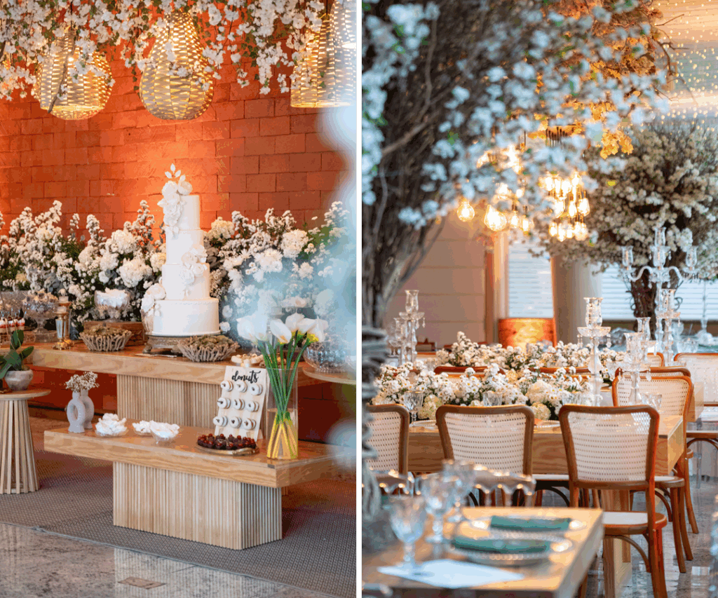 Detalhes casamento minimalistas