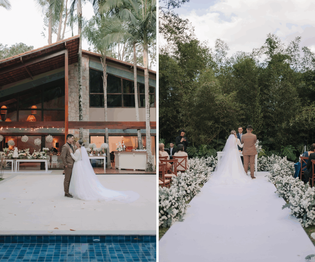 Casamento ao ar livre